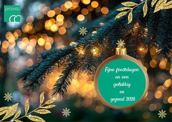 Feestdagen groet Provico